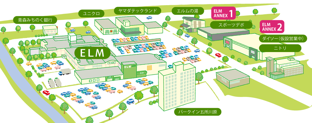 エルムタウンマップ