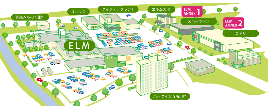 エルムタウンマップ